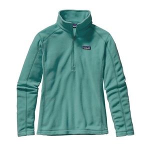 patagonia blue quarter zip
